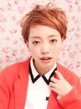 エマージュ 川崎(Emerge) ゴールドベージュショートで、かわいいカジュアル