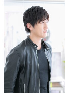 ヘアアンドビューティー ミック(Hair & Beauty miq) ナチュラルな男らしさ◎サイドパートショートb