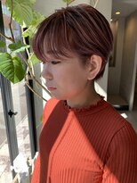 ヘアー アイス ルーチェ(HAIR ICI LUCE) 担当 西田 ハンサムショート ショートヘア シースルーバング