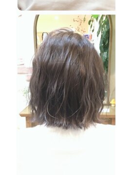 ヘア ナヴォーナ 千代ケ崎店(hair NAVONA) 透明感切りっぱなしボブ