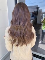 ナンバー(number+)&nbsp;透明感抜群♪ダブルカラーブリーチミルクティーベージュ