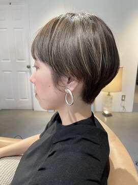 パーク(PARK) 大人可愛いコントラストハイライトマッシュショート