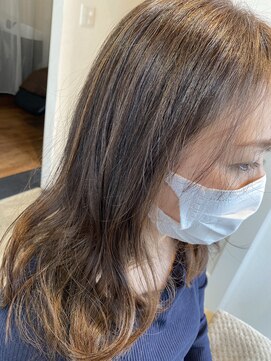 リアン ヘアー(Lien hair) 馴染みのいい大人ブレンドシークレットハイライト