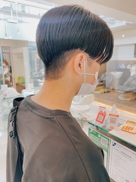 ヘアアンドデイスパ アグー(hair&dayspa AGU) 【横須賀中央 AGU】ニュアンスマッシュ 黒髪