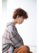 ナバロスタジオ(navarro studio)&nbsp;ニュアンスパーマ＋ナチュラルオレンジ