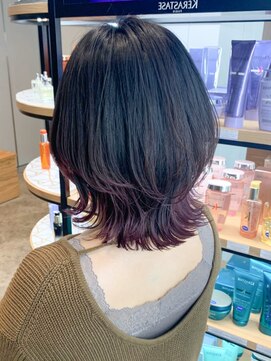 アイティーバイアルバム 藤沢店(IT by ALBUM) くびれレイヤー_外ハネボブセクションカラー_ba393152