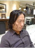 【LUDLOW BLUNT】ロン毛 癖毛風ニュアンスパーマ 40代50代60代