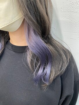 ヘアーデザイン アンジェロ インアルト(Hair Design Angelo In alto) 30代/40代/50代/インナー/ラベンダー