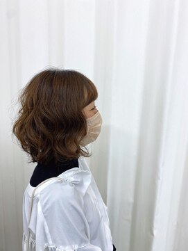 イケハ(IKEHA) ボブ×ゆるふわパーマ