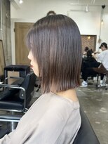 ヴィップルーム(viproom) 黒髪/グレーベージュ/レイヤーロング/前髪パーマ