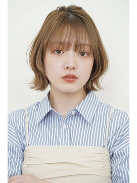 ヘアーアンドメイク ニューヨークニューヨーク 姫路店(Hair&Make NYNY) ふわっとボブ×ベージュカラー