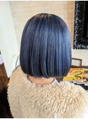 #ネイビーカラー#ブルーカラー#髪質改善トリートメント