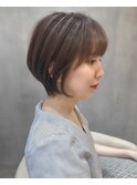イメチェン前髪こなれミディショート髪質改善【工藤昴】錦糸町