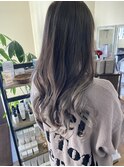 グレージュインナーカラー〈山本〉