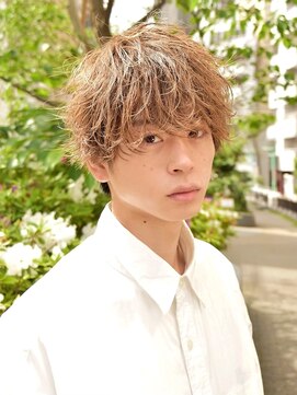 オーシャントーキョーオーバー 渋谷(OCEAN TOKYO OVER) メンズ波巻きツイスパニュアンススパイラルスパイキーショート