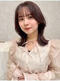 レイヤーロング/ヘルシースタイル/韓国ヘア/ベビーピンク/調布