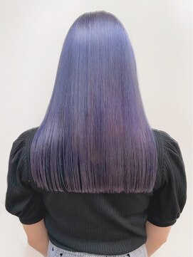 アース 錦糸町店(HAIR&MAKE EARTH) 20代30代40代ダブルカラーブリーチ耳掛けシースルーバンク