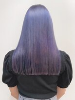 アース 錦糸町店(HAIR&MAKE EARTH) 20代30代40代ダブルカラーブリーチ耳掛けシースルーバンク