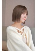 似合わせボブ×柔らかい地毛風ストレート