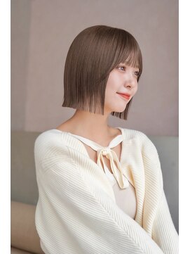 オーラ オモテサンドウ(Aura omotesando) 似合わせボブ×柔らかい地毛風ストレート