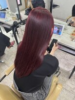 アジールヘア 所沢プロペ通り店(agir hair)&nbsp;◎大人可愛い暖色カラー！艶感ピンクブラウンでイメチェン