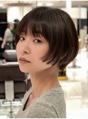 コンパクトショートボブ