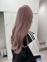 モク 立川(moc)&nbsp;韓国風レイヤーカットブリーチダブルカラー前髪