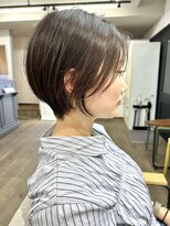 ルアン 上通り(ruen)&nbsp;熊本ショート/前髪長めくびれショート/熊本美容室/20代30代40代