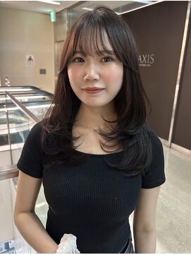 アクシス 栄ガスビル店(`AXIS) 【Rin】似合わせ/ダークアッシュ/ミディアムレイヤーカット/栄