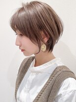 セイドット フクオカ(Say.FUKUOKA) 【Say.福岡】くびれショート/ベージュカラー/ショートボブ/小顔