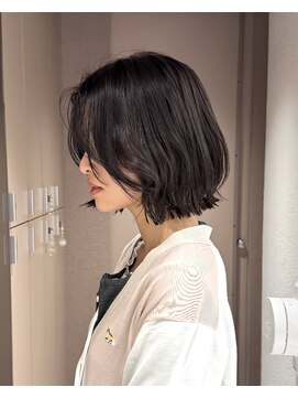 ハイライトカラー/ココアブラウン/白髪ぼかし/恵比寿サロン