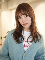 ラヴィズム 長岡店(LUVISM) 韓国/顔周りレイヤー/ダブルカラー/ベージュ/前髪新潟長岡宮関