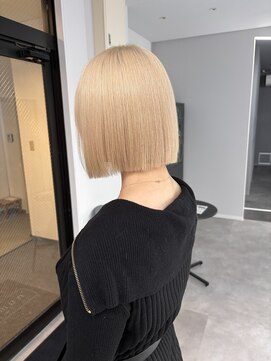 ナンバー 竪町(number+) 30代40代ブリーチカラー◎ブロンドベージュ秋カラ冬カラー