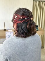 アエル 宝塚南口駅前店(aeru)&nbsp;編み込み×ハーフアップアレンジ【宝塚南口駅前駅】