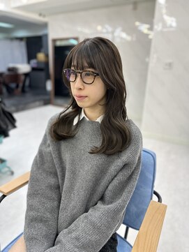 エミン(emyn) イメチェン/前髪/オリーブブラウン