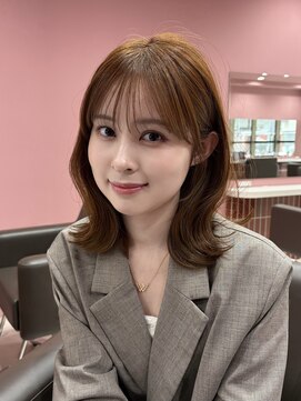 ボタン コロン 表参道 原宿(VOTAN COLON) 韓国レイヤー/原宿韓国ヘア/原宿/顔まわりカット/ロングレイヤー