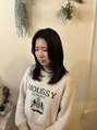 シェリーアール(Sherry/R) ナチュラルなカラーに顔周りのレイヤースタイルかわいいです☆