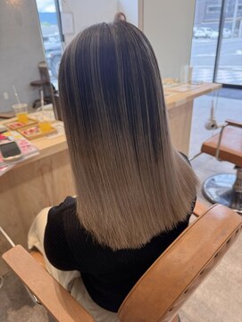 ジュネス 奈良橿原(Jeunesse) バレイヤージュ×ミルクティーグレージュ