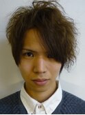 流行のマッシュにパーマしてみました!