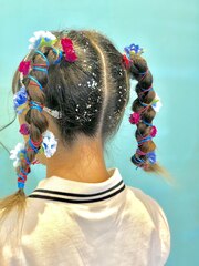 みんなより目立っちゃおう運動会ヘアアレンジ