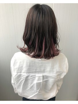 ヘアスタジオニコ(hair studio nico...) インナーピンクバイオレット★