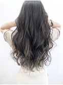 ハイライト/ローライト/モノトーングレージュ/ロング