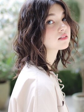 メイクス 表参道(MAKE'S omotesando) make's 重軽パーマ セミディ2/黒髪OK