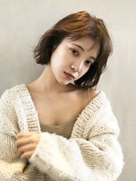 アイティー バイ アルバム 浦和店(IT by ALBUM)&nbsp;ラフボブ_オリーブカラーハイライトカラー_66900