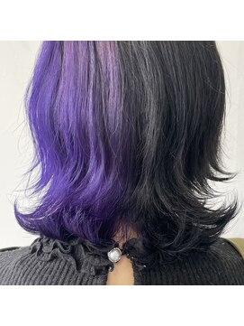 テクライズ 豊橋店(TECHRISE) ☆個性派!ツートンカラー!バイオレット×ダークグレー☆