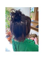 キキ 美容室(KIKI) カジュアルハーフアップ☆