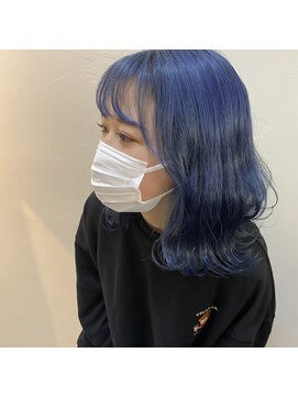 ラフグランデスタンザ(raf grande stanza) blue×韓国ヘア