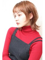 シトロン ブラン(CITRON blanc)&nbsp;オン眉ウルフマッシュ　外ハネレイヤー　ミデイアムレイヤー