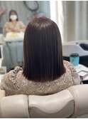 大人ツヤ髪ストレートヘア