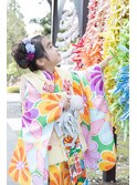 七五三ロケーション撮影☆ツインテールアレンジ
